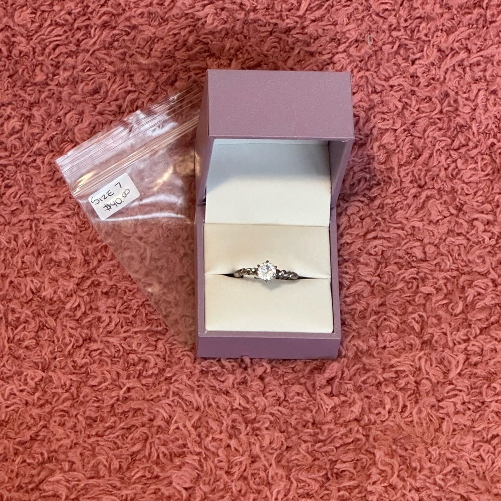 NWT - Elegant Ring with Clear Stone